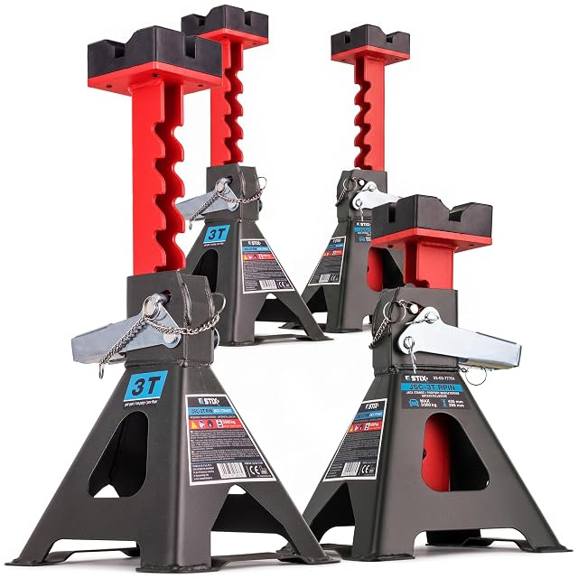 Set di quattro cavalletti Stix da 3 t con spine di sicurezza