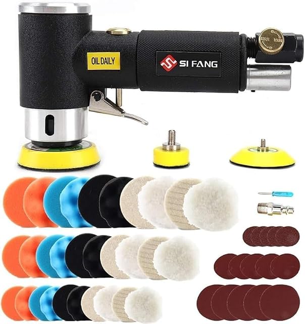 Kit mini-levigatrice e lucidatrice pneumatica SI FANG