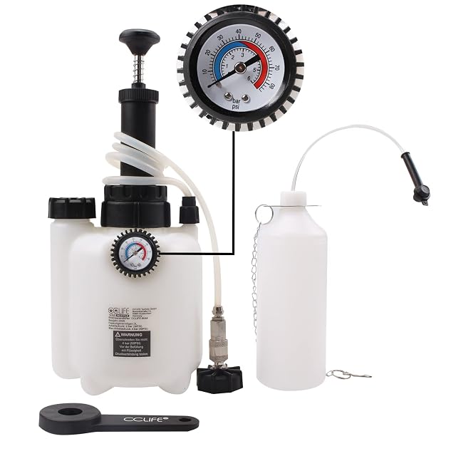 Spurgo freni CCLIFE da 3 litri con adattatore E20