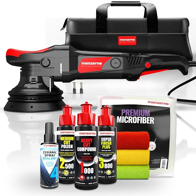 Lucidatrice a doppia azione Menzerna MZ-XR con set di paste