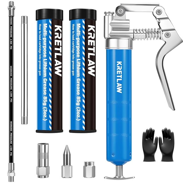 Kit mini-pompa per grasso KRETLAW con ugelli