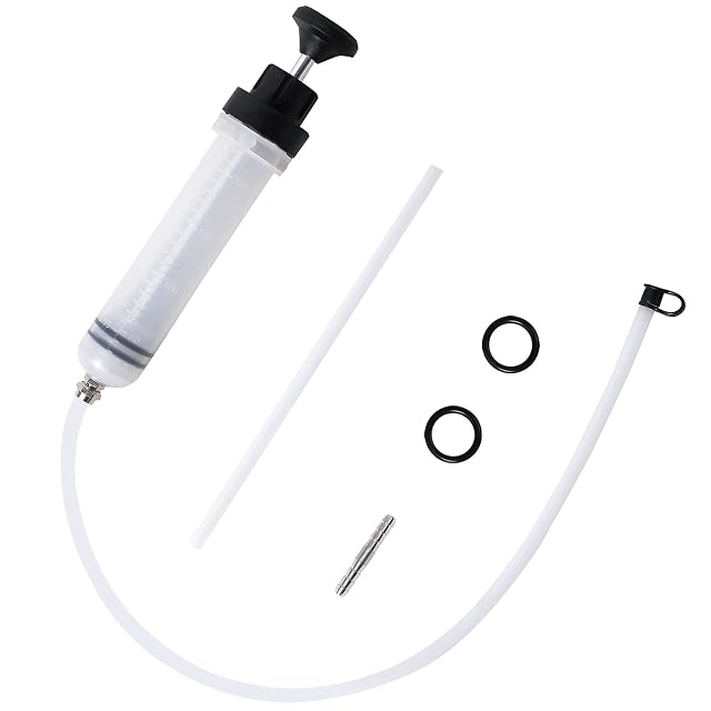 Siringa di estrazione olio LEMOTO da 200 cc con tubi