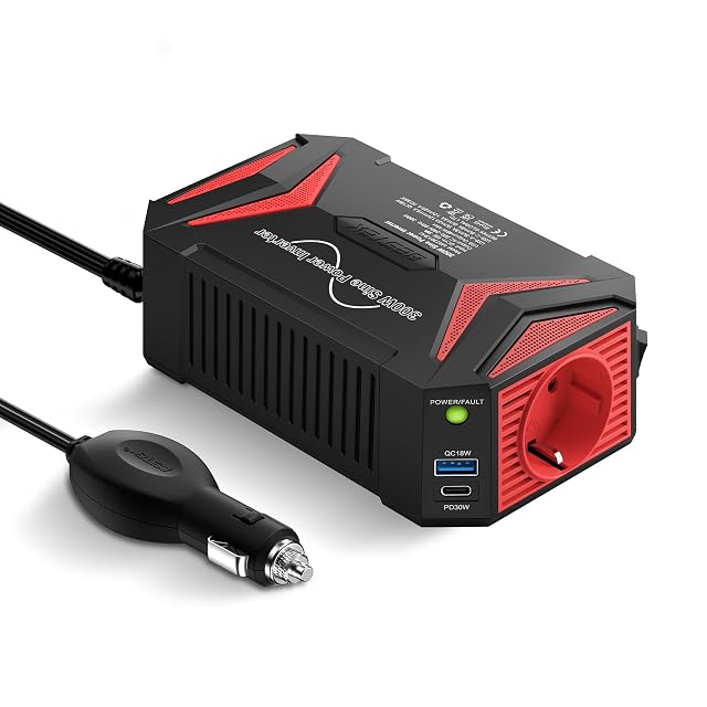 Inverter per auto a onda pura BESTEK da 300 W