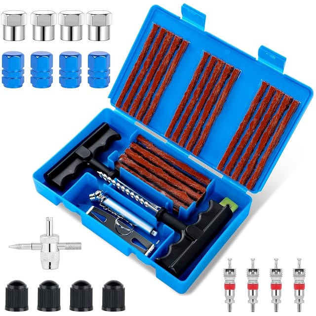 Kit di riparazione pneumatici Romon da 48 pezzi